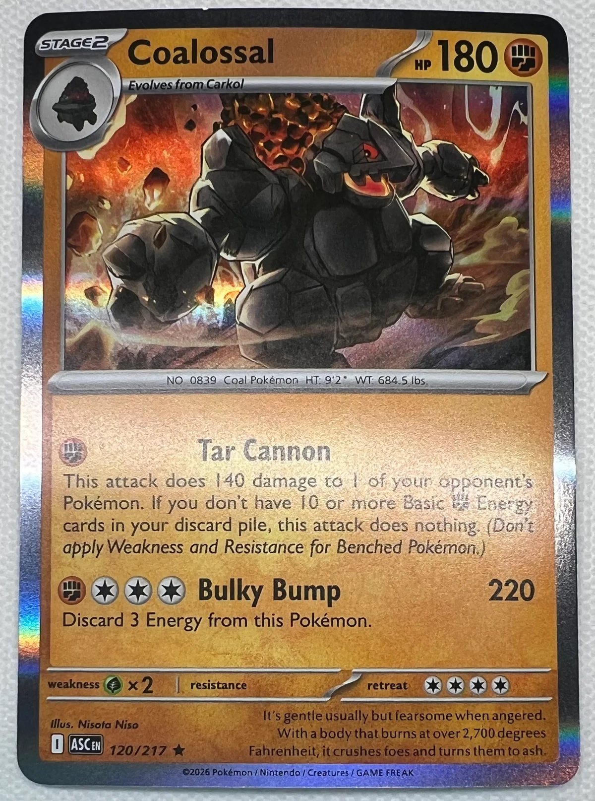 Coalossal #120/212 - Holo
