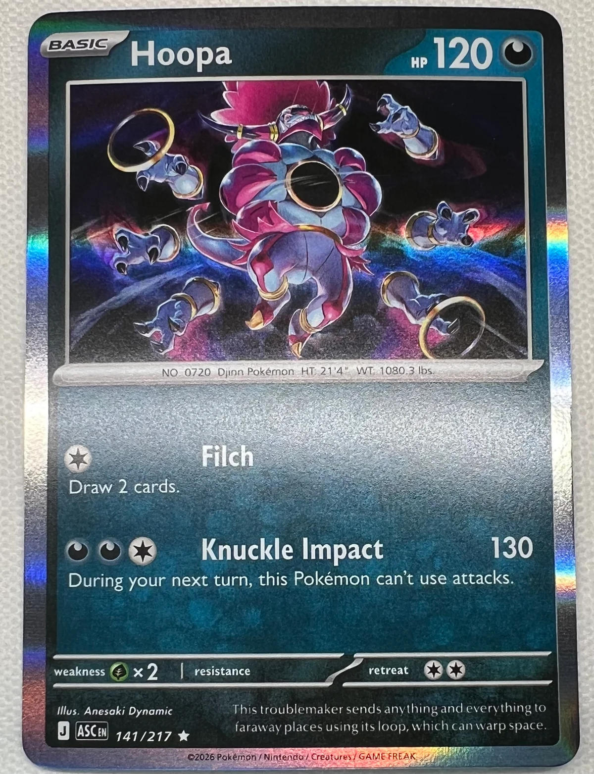 Hoopa #141/217 - Holo