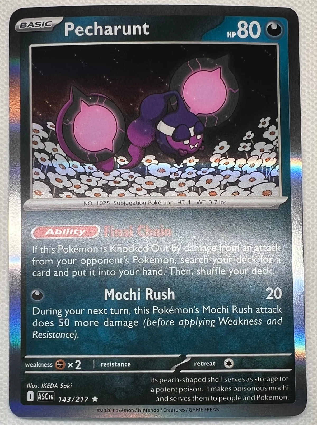 Pecharunt #143/217 - Holo